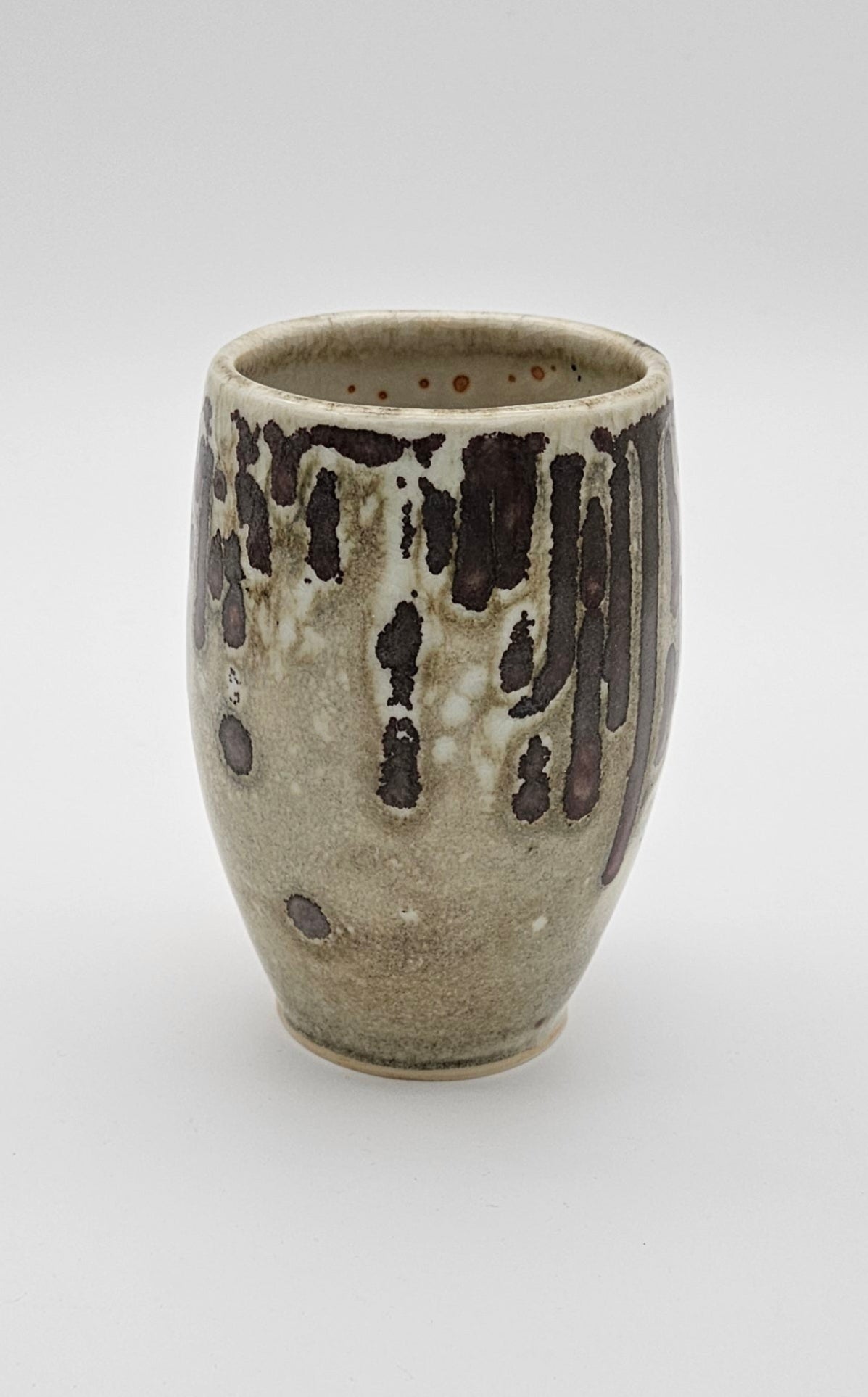 Vase-shino & maroon drips