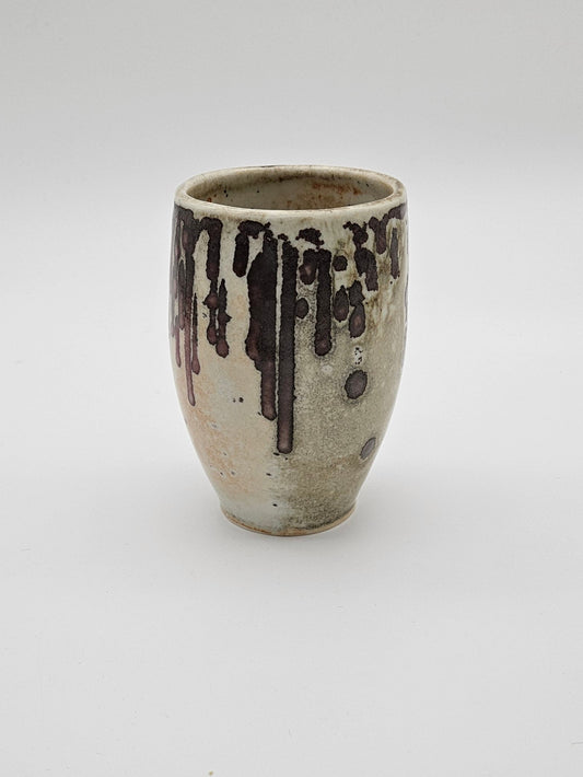 Vase-shino & maroon drips